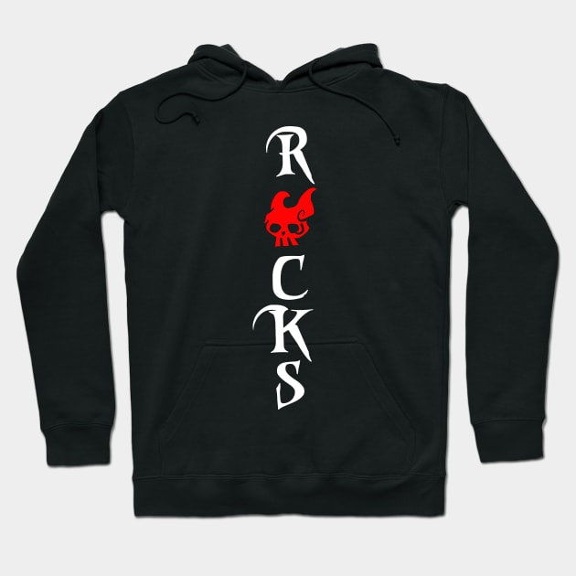 Rocks D Xebec, Rocks De Xebec Symbole Hoodie by Clara switzrlnd